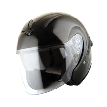 1Storm Motorcycle Open Face Fiber Glass Dual Visor Helmet HB_609 Scooter Classical Knight Bike Samurai + One Extra Clear Shield