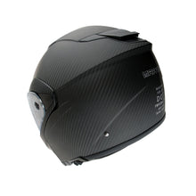 Martian Genuine Real Carbon Fiber Motorcycle Modular Flip up Full Face Helmet + Motorcycle Bluetooth Headset: HB-BMF-B10 Matt Carbon Black