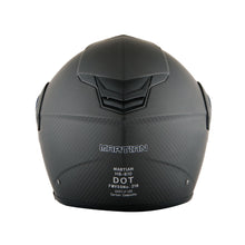 Martian Genuine Real Carbon Fiber Motorcycle Modular Flip up Full Face Helmet + Motorcycle Bluetooth Headset: HB-BMF-B10 Matt Carbon Black