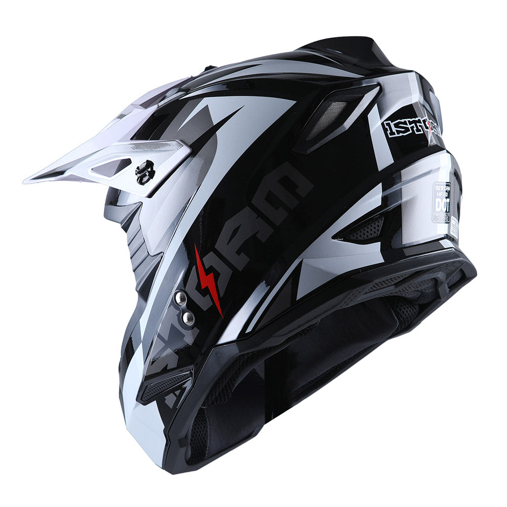 1Storm Youth Motocross Helmet BMX MX ATV Dirt Bike Helmet Teenager Racing Style: HF801(Youth)