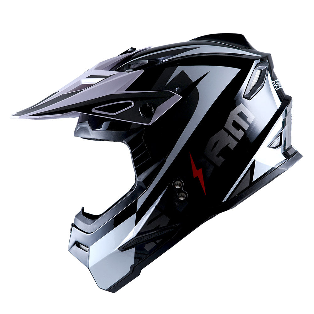 1Storm Youth Motocross Helmet BMX MX ATV Dirt Bike Helmet Teenager Racing Style: HF801(Youth)