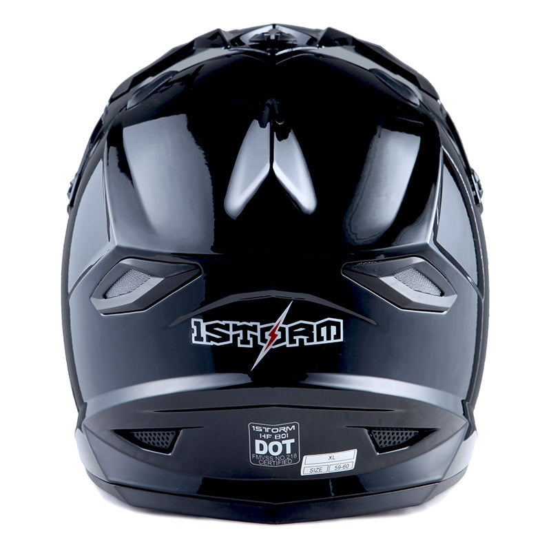 1Storm Youth Motocross Helmet BMX MX Bike Helmet Teenager Racing Style + MX Goggles + MX Skeleton Gloves Bundle: HF801Youth