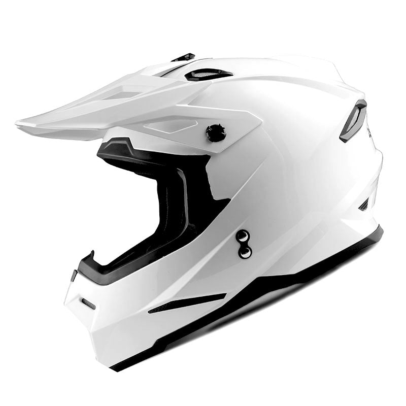1Storm Youth Motocross Helmet BMX MX Bike Helmet Teenager Racing Style + MX Goggles + MX Skeleton Gloves Bundle: HF801Youth