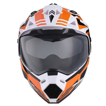 1Storm Dual Sport Motorcycle Motocross Off Road Full Face Helmet Dual Visor: HF802