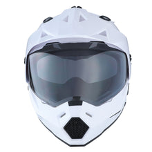 1Storm Dual Sport Motorcycle Motocross Off Road Full Face Helmet Dual Visor: HF802