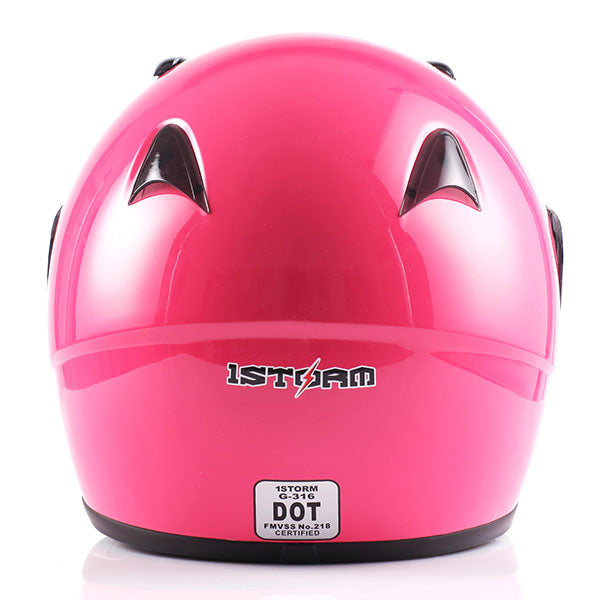 1Storm Motorcycle Motocross Street Bike BMX MX Youth Kids Full Face Helmet: HG316