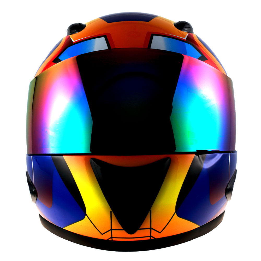 1Storm Motorcycle Motocross Street Bike BMX MX Youth Kids Full Face Helmet: HG316