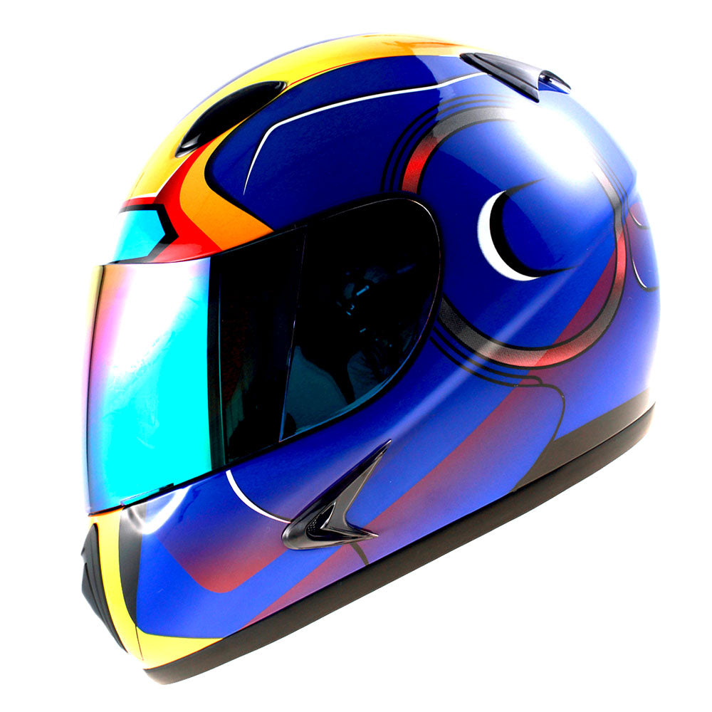1Storm Motorcycle Motocross Street Bike BMX MX Youth Kids Full Face Helmet: HG316