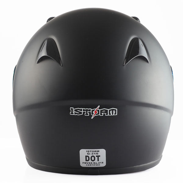 1Storm Motorcycle Motocross Street Bike BMX MX Youth Kids Full Face Helmet: HG316