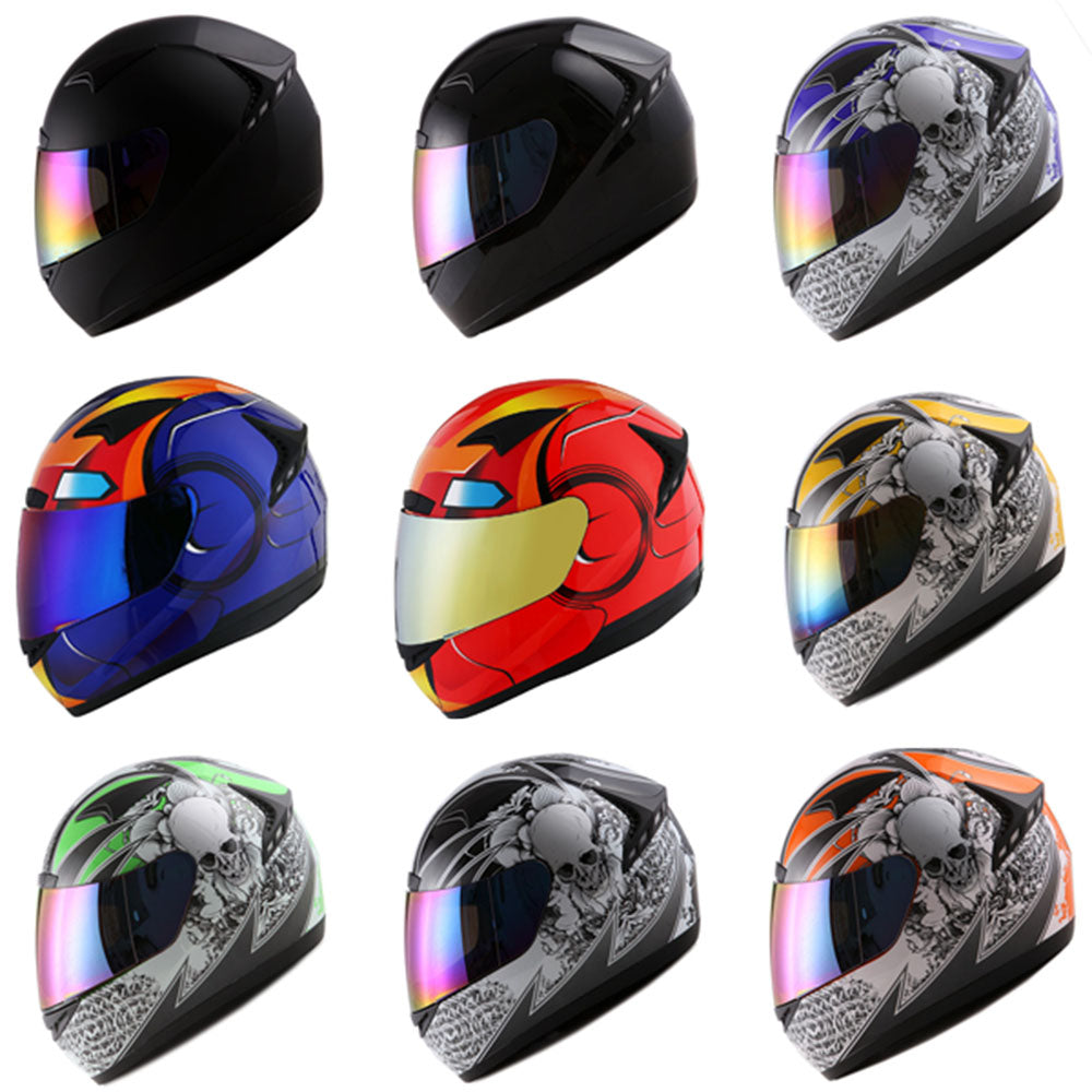 1STORM MOTORCYCLE FULL FACE HELMET BIKE BOOSTER HG335CLS