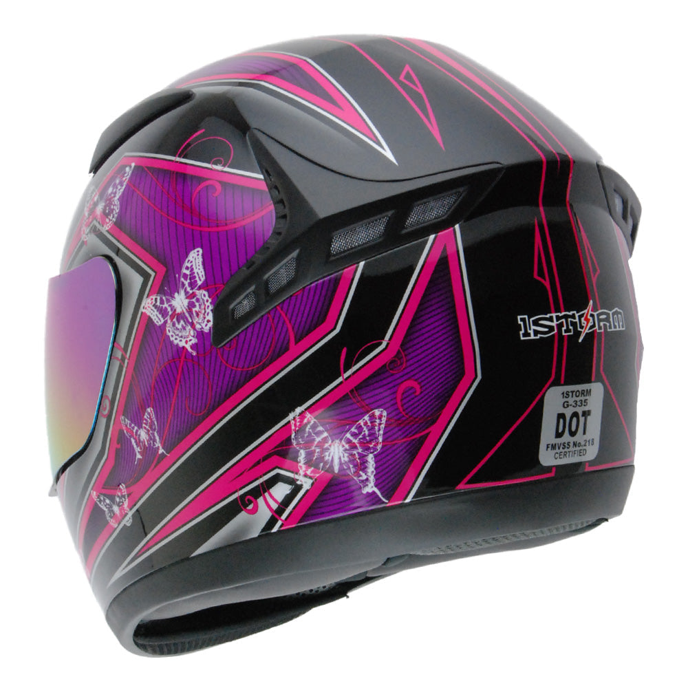 1STORM MOTORCYCLE FULL FACE HELMET BIKE BOOSTER HG335CLS