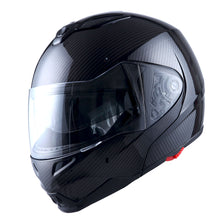 1Storm Motorcycle Street Bike Modular/Flip up Dual Visor/Sun Shield Full Face Helmet: HG339