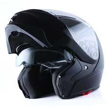 1Storm Motorcycle Street Bike Modular/Flip up Dual Visor/Sun Shield Full Face Helmet: HG339