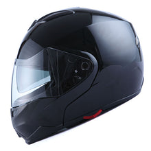 1Storm Motorcycle Street Bike Modular/Flip up Dual Visor/Sun Shield Full Face Helmet: HG339