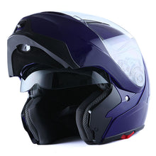 1Storm Motorcycle Street Bike Modular/Flip up Dual Visor/Sun Shield Full Face Helmet: HG339