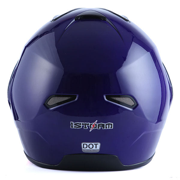 1Storm Motorcycle Street Bike Modular/Flip up Dual Visor/Sun Shield Full Face Helmet: HG339