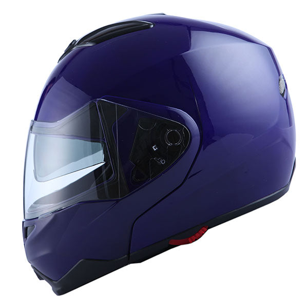 1Storm Motorcycle Street Bike Modular/Flip up Dual Visor/Sun Shield Full Face Helmet: HG339