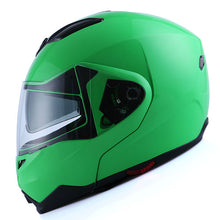 1Storm Motorcycle Street Bike Modular/Flip up Dual Visor/Sun Shield Full Face Helmet: HG339