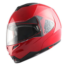 1Storm Motorcycle Street Bike Modular/Flip up Dual Visor/Sun Shield Full Face Helmet: HG339