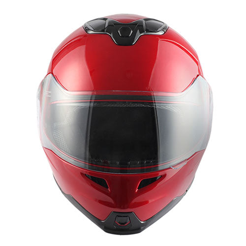 1Storm Motorcycle Street Bike Modular/Flip up Dual Visor/Sun Shield Full Face Helmet: HG339