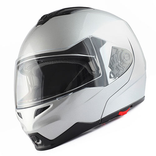 1Storm Motorcycle Street Bike Modular/Flip up Dual Visor/Sun Shield Full Face Helmet: HG339