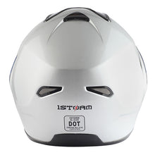 1Storm Motorcycle Street Bike Modular/Flip up Dual Visor/Sun Shield Full Face Helmet: HG339