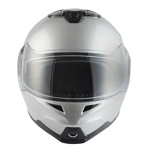 1Storm Motorcycle Street Bike Modular/Flip up Dual Visor/Sun Shield Full Face Helmet: HG339