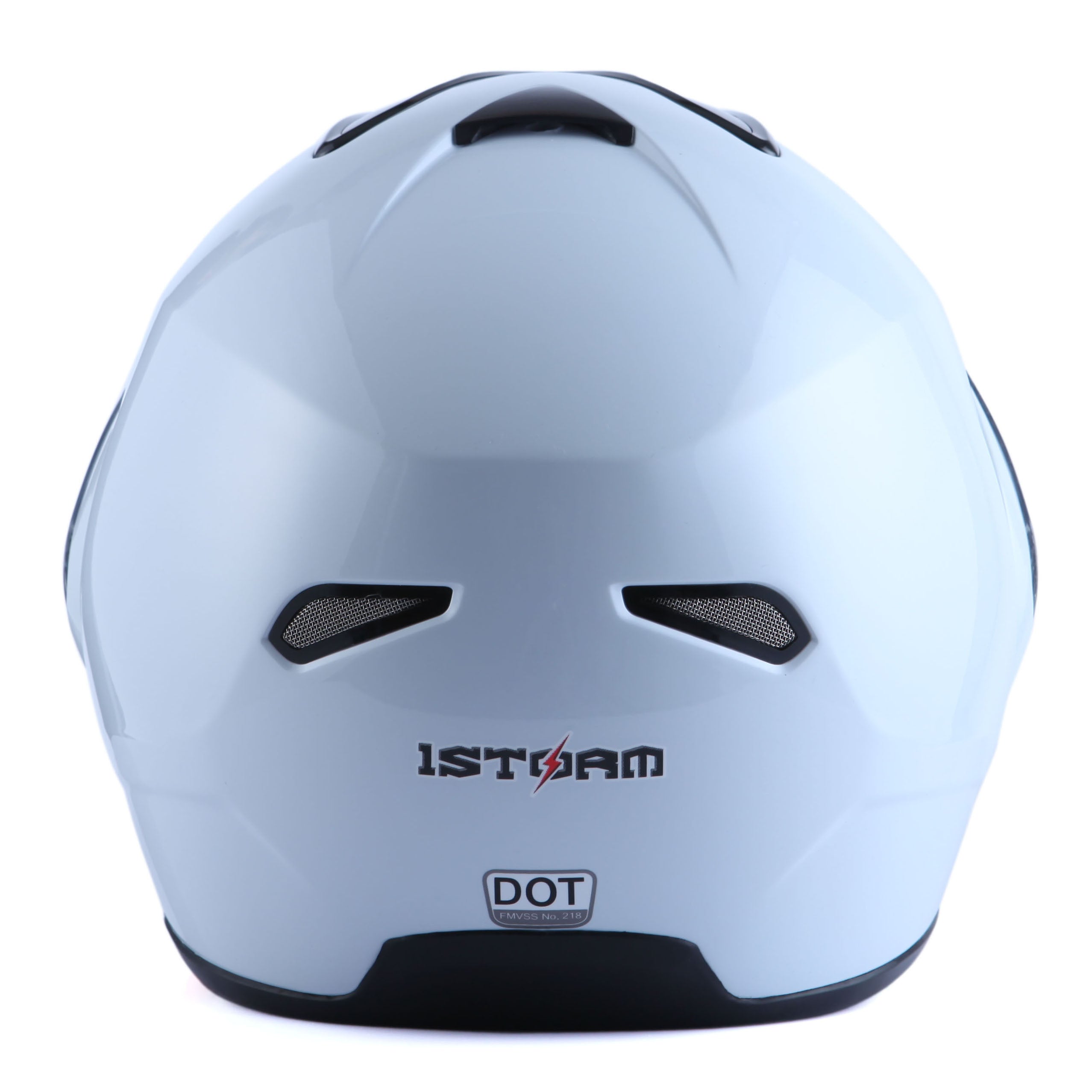 1Storm Motorcycle Street Bike Modular/Flip up Dual Visor/Sun Shield Full Face Helmet: HG339