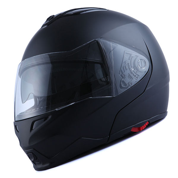 1Storm Motorcycle Street Bike Modular/Flip up Dual Visor/Sun Shield Full Face Helmet: HG339