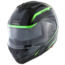 1Storm Motorcycle Street Bike Modular/Flip up Dual Visor/Sun Shield Full Face Helmet: HG339