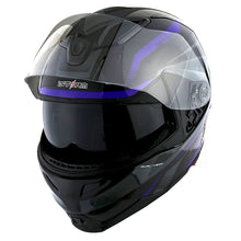 1Storm Motorcycle Street Bike Modular/Flip up Dual Visor/Sun Shield Full Face Helmet: HG339