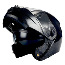 1Storm Commander Motorcycle Modular Full Face Helmet Flip up Dual Visor/Sun Shield: HJA113