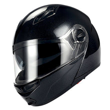 1Storm Commander Motorcycle Modular Full Face Helmet Flip up Dual Visor/Sun Shield: HJA113