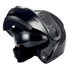 1Storm Commander Motorcycle Modular Full Face Helmet Flip up Dual Visor/Sun Shield: HJA113