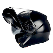 1Storm Commander Motorcycle Modular Full Face Helmet Flip up Dual Visor/Sun Shield: HJA113