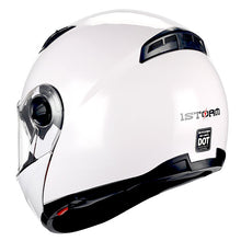 1Storm Commander Motorcycle Modular Full Face Helmet Flip up Dual Visor/Sun Shield: HJA113