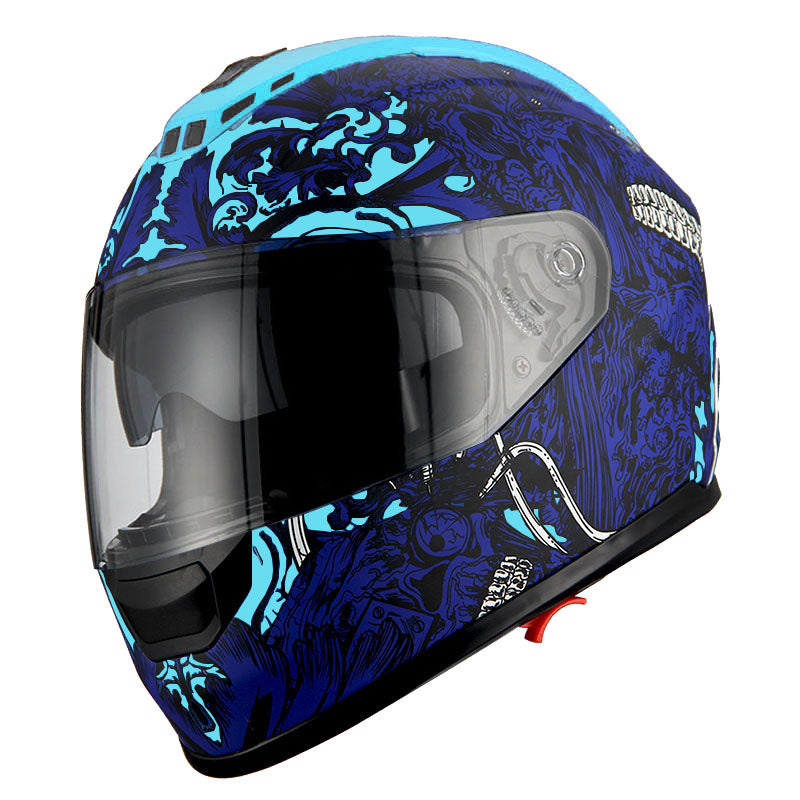 1Storm Motorcycle Full Face Helmet Dual Lens/Sun Visor: AH15