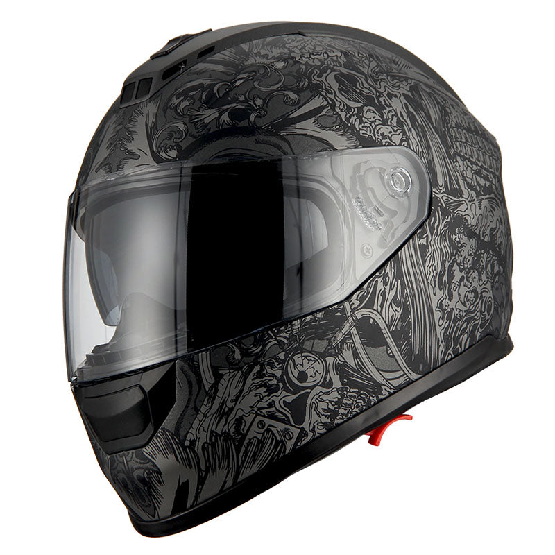 1Storm Motorcycle Full Face Helmet Dual Lens/Sun Visor: AH15