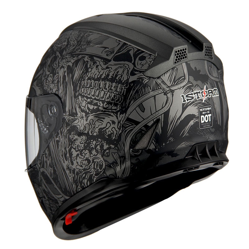 1Storm Motorcycle Full Face Helmet Dual Lens/Sun Visor: AH15
