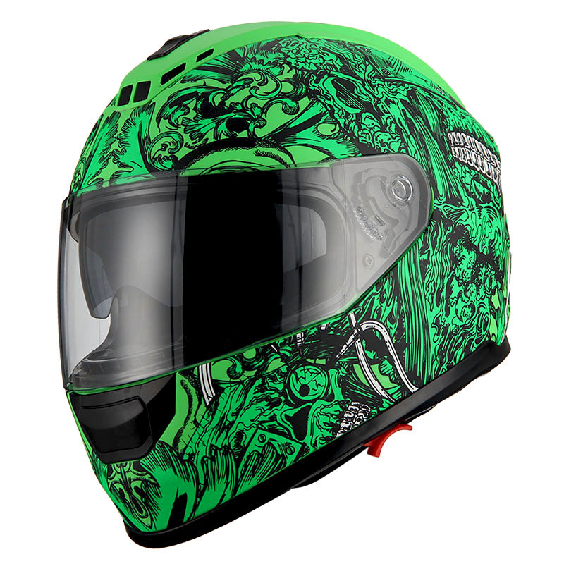 1Storm Motorcycle Full Face Helmet Dual Lens/Sun Visor: AH15