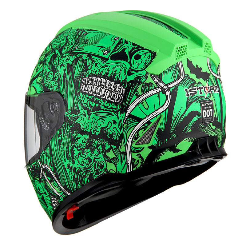 1Storm Motorcycle Full Face Helmet Dual Lens/Sun Visor: AH15