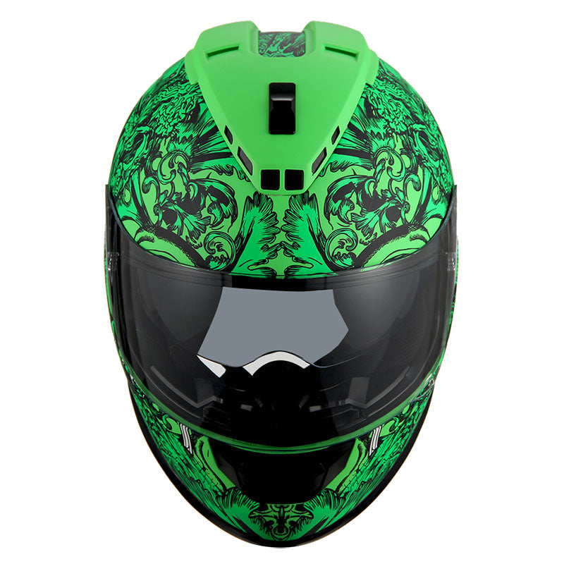 1Storm Motorcycle Full Face Helmet Dual Lens/Sun Visor: AH15
