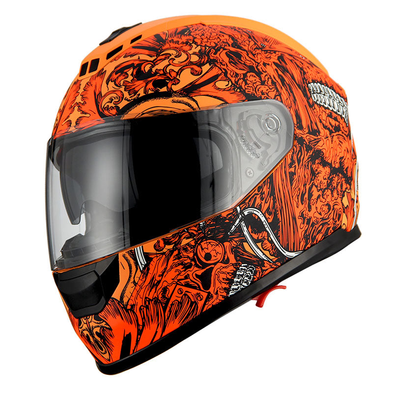 1Storm Motorcycle Full Face Helmet Dual Lens/Sun Visor: AH15