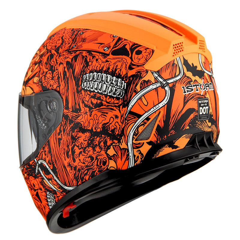 1Storm Motorcycle Full Face Helmet Dual Lens/Sun Visor: AH15