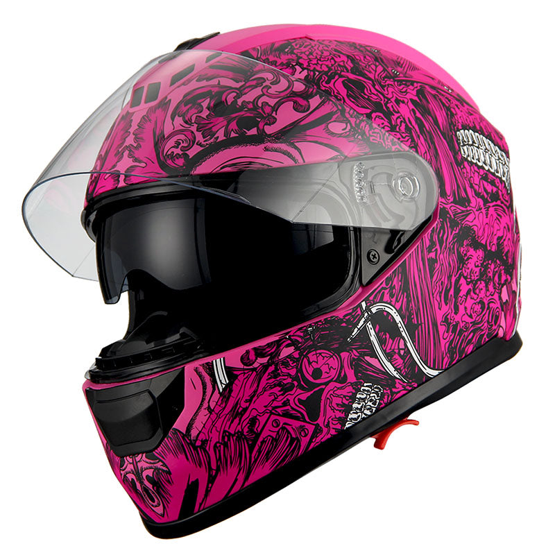 1Storm Motorcycle Full Face Helmet Dual Lens/Sun Visor: AH15