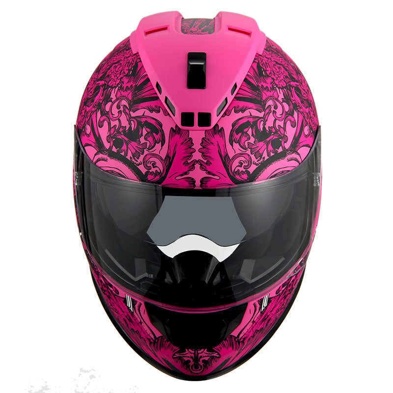 1Storm Motorcycle Full Face Helmet Dual Lens/Sun Visor: AH15