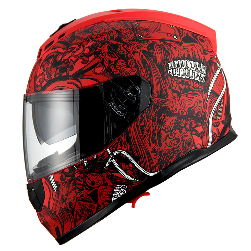 1Storm Motorcycle Full Face Helmet Dual Lens/Sun Visor: AH15