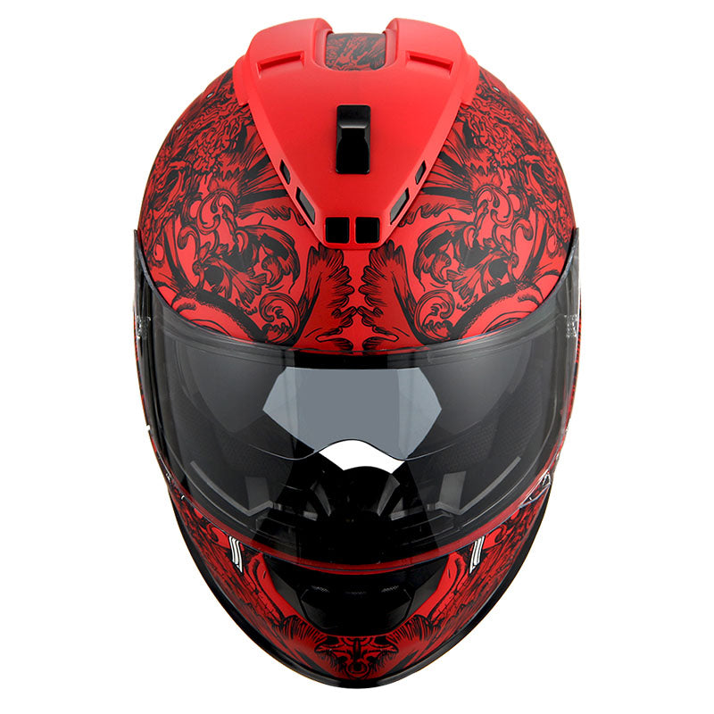1Storm Motorcycle Full Face Helmet Dual Lens/Sun Visor: AH15