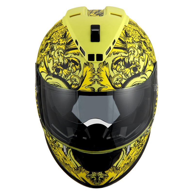 1Storm Motorcycle Full Face Helmet Dual Lens/Sun Visor: AH15