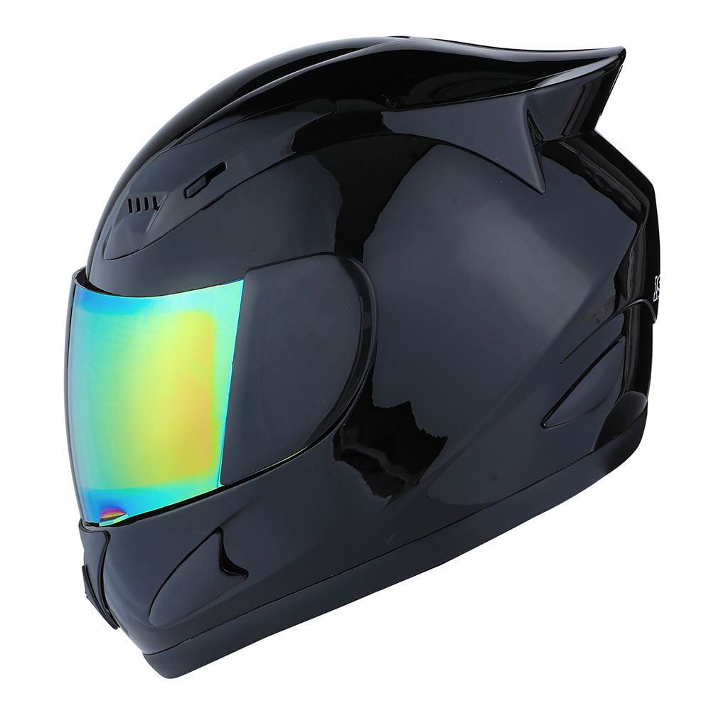 1Storm Motorcycle Bike Full Face Helmet Mechanic HJDJ11 + Motorcycle Bluetooth Headset